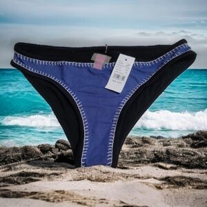 💥NEW💥 KIRRA - Small Blue & Black Bikini Bottom